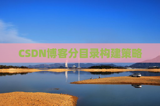 CSDN博客分目录构建策略